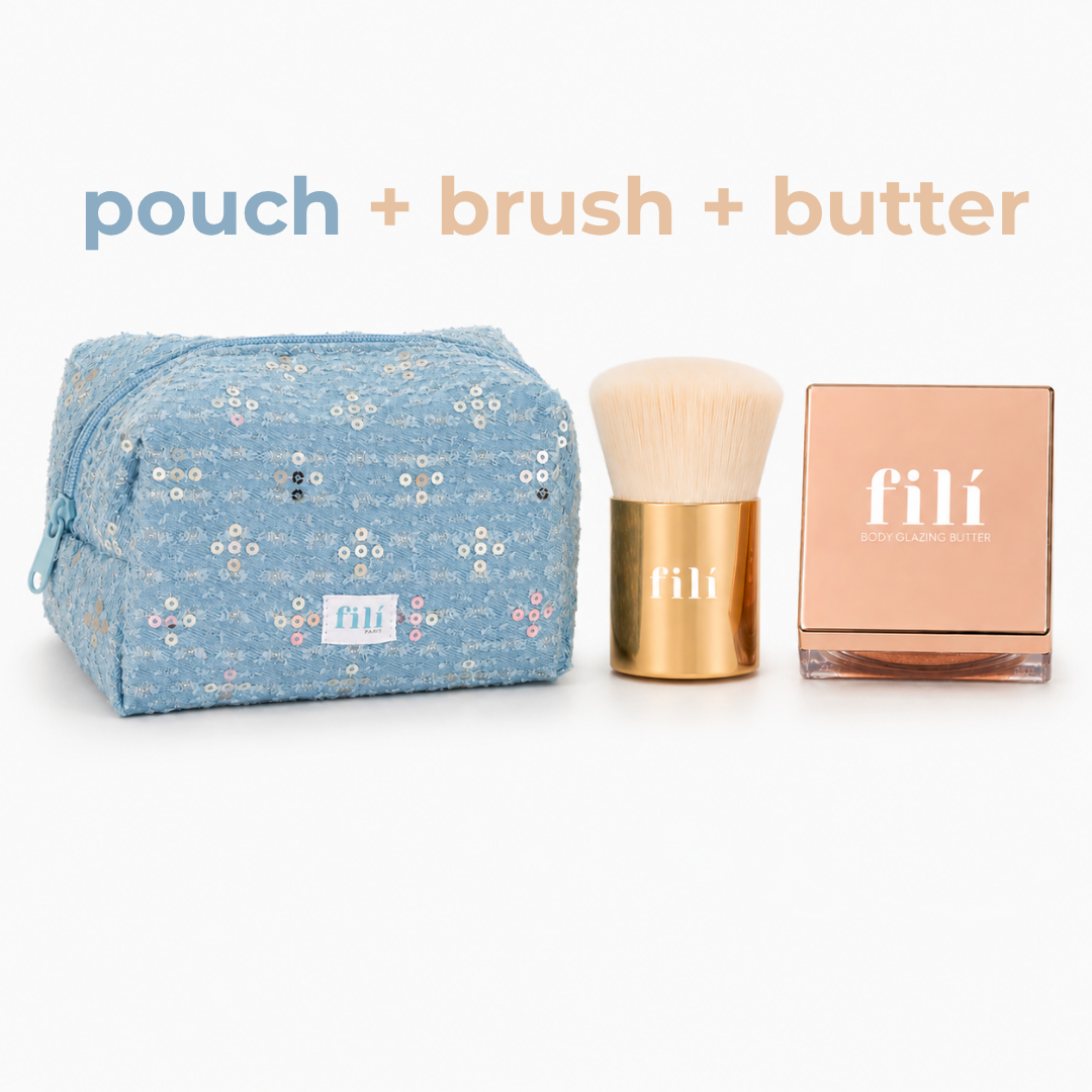 pouch + brush + butter